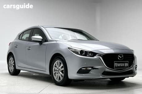 Silver 2018 Mazda 3 Hatchback Neo Sport