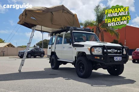 White 2017 Toyota Landcruiser Wagon Workmate (4X4)