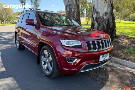 Red 2015 Jeep Grand Cherokee SUV WK MY15