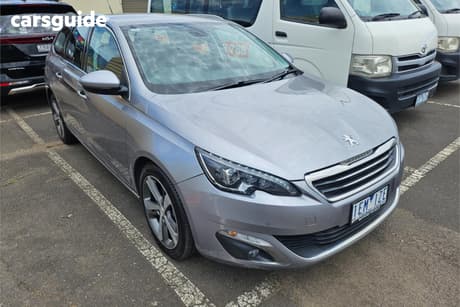 Grey 2015 Peugeot 308 Wagon Touring Allure Blue Hdi