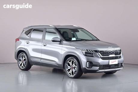 Grey 2022 Kia Seltos Wagon Gt Line (Awd)