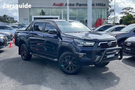 Blue 2021 Toyota Hilux Double Cab Pick Up Rogue (4X4)