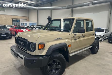 Beige 2024 Toyota Landcruiser Double Cab Chassis Lc79 Gxl