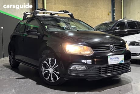 Black 2015 Volkswagen Polo Hatchback 66 Tsi Trendline
