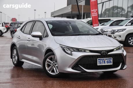 Silver 2019 Toyota Corolla Hatchback Ascent Sport