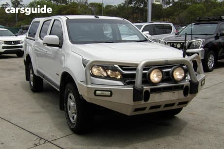 White 2018 Holden Colorado Crew Cab Pickup Ls (4X2) (5Yr)