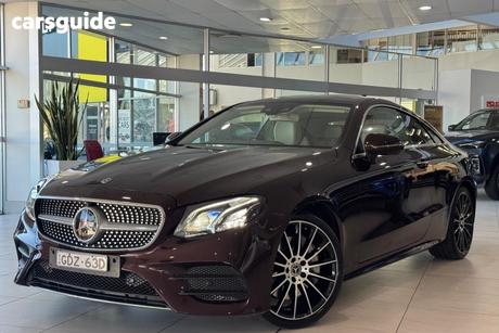 Red 2020 Mercedes-Benz E300 Coupe