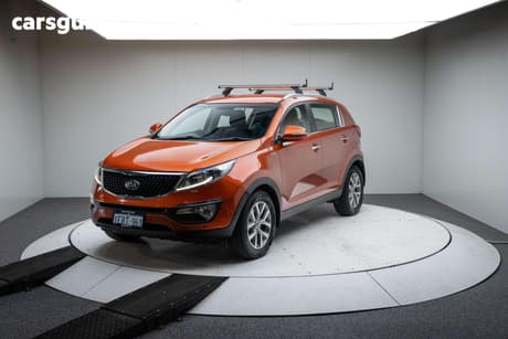 Orange 2015 Kia Sportage Wagon Sli (Awd)