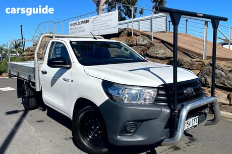 White 2020 Toyota Hilux Cab Chassis Workmate