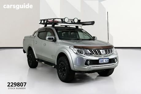 Silver 2015 Mitsubishi Triton Dual Cab Utility Exceed (4X4)