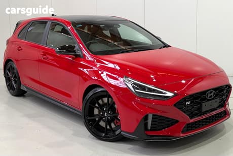 Red 2025 Hyundai I30 Hatchback N Premium