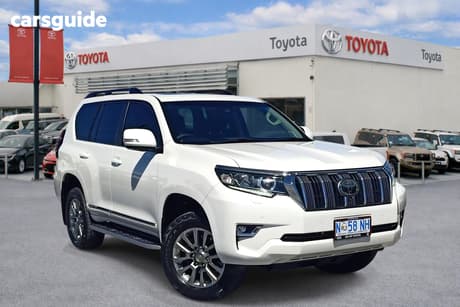 White 2018 Toyota Landcruiser Prado Wagon Kakadu (4X4)