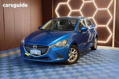 Blue 2016 Mazda 2 Hatchback Maxx