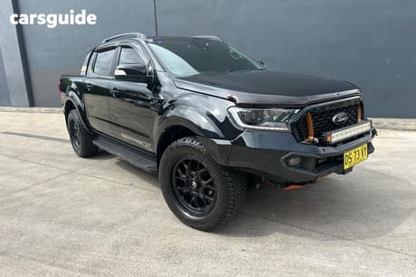 Black 2021 Ford Ranger Double Cab Pick Up Wildtrak 2.0 (4X4)