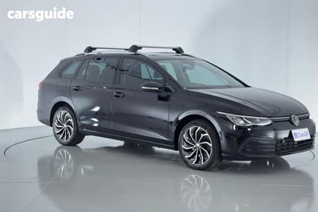 Black 2022 Volkswagen Golf Wagon 110Tsi Life