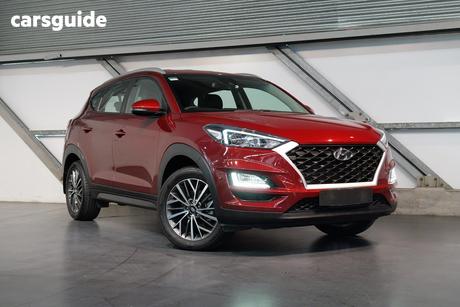 Red 2020 Hyundai Tucson Wagon Active X (2Wd) Black Int