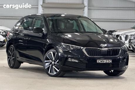 Black 2020 Skoda Scala Hatchback 110 Tsi Launch Edition