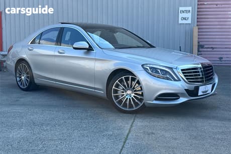Silver 2014 Mercedes-Benz S500 Sedan