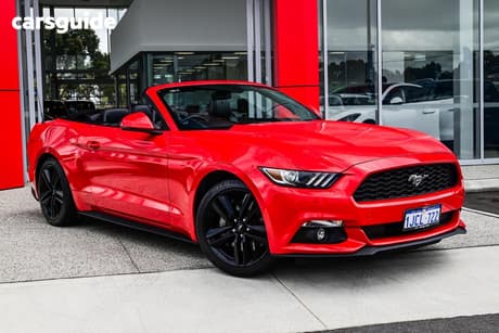 Red 2017 Ford Mustang Convertible 2.3 Gtdi