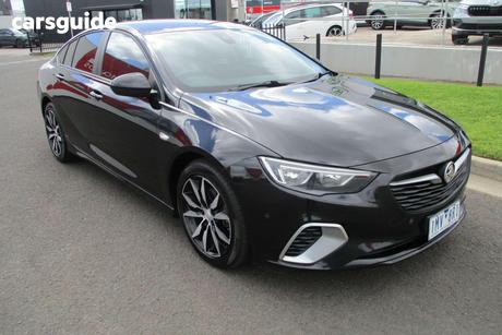 Black 2018 Holden Commodore Liftback Rs