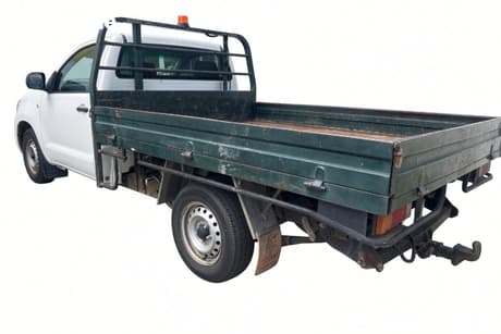 White 2011 Toyota Hilux Cab Chassis Sr