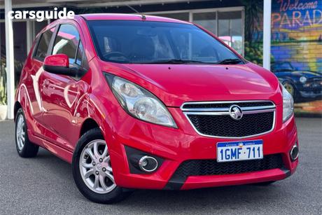 Red 2014 Holden Barina Spark Hatchback Cd