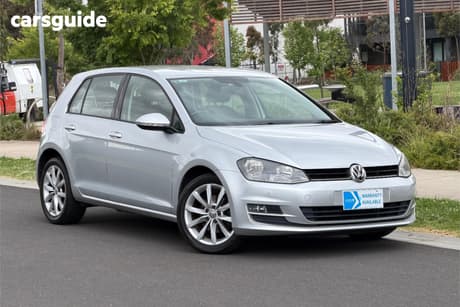 Silver 2013 Volkswagen Golf Hatchback 103 Tsi Highline