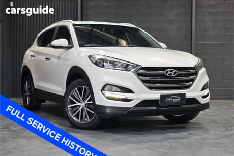 White 2016 Hyundai Tucson Wagon Elite (Fwd)