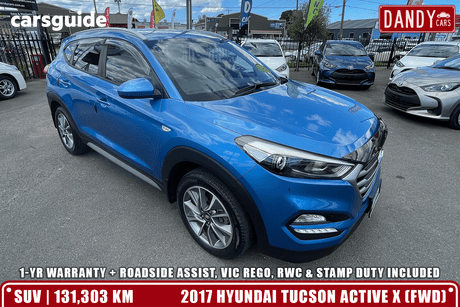 Blue 2017 Hyundai Tucson Wagon Active X (Fwd)
