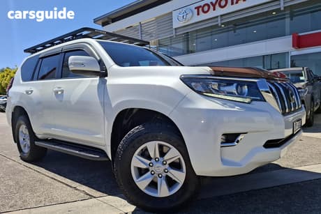 White 2018 Toyota Landcruiser Prado Wagon Gxl (4X4)
