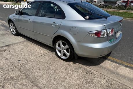Silver 2004 Mazda 6 Hatchback Luxury