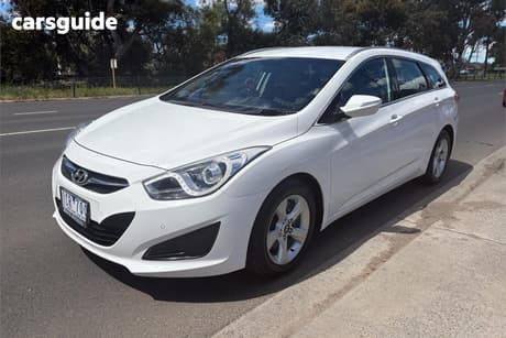 White 2014 Hyundai I40 Wagon Active