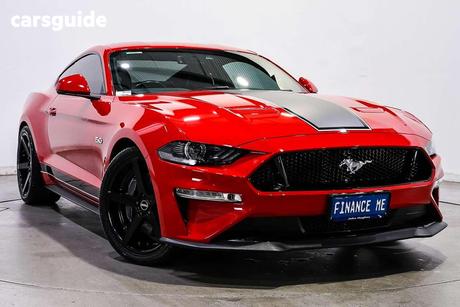Red 2018 Ford Mustang Coupe Fastback Gt 5.0 V8
