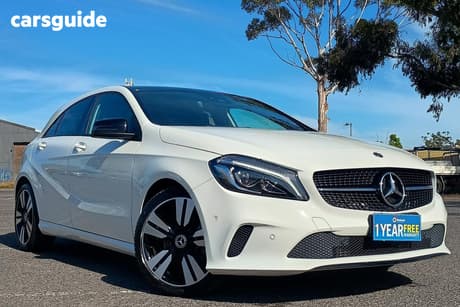 White 2017 Mercedes-Benz A180 Hatchback