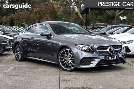 Grey 2017 Mercedes-Benz E400 Coupe 4Matic