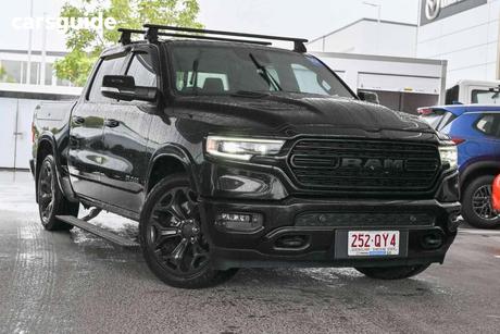 Black 2022 RAM 1500 Crew Cab Utility Limited Rambox (Hybrid)