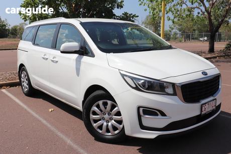 White 2019 Kia Carnival Wagon S