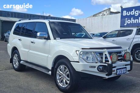 White 2019 Mitsubishi Pajero Wagon Gls (4X4) 7 Seat (Leather)