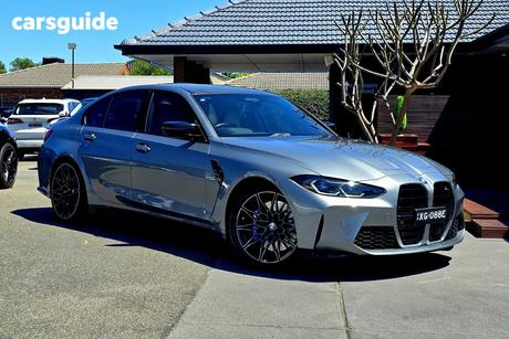 Grey 2021 BMW M3 Saloon Competition