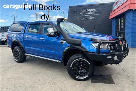 Blue 2017 Ford Ranger Dual Cab Utility Xlt 3.2 (4X4)