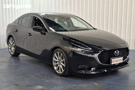 Black 2019 Mazda 3 Sedan G25 Astina