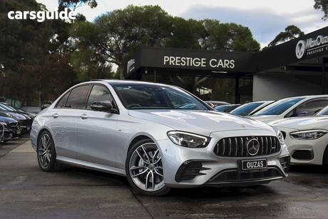Silver 2023 Mercedes-Benz E53 Sedan 4Matic+ Eq (Hybrid)