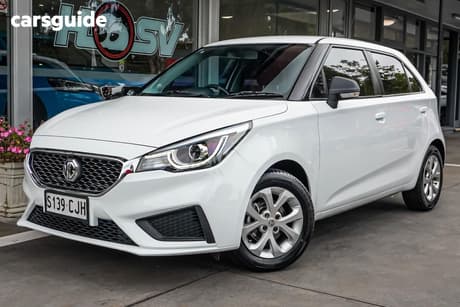 White 2020 MG MG3 Hatchback Core