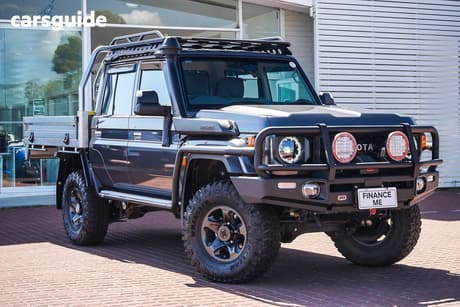 Grey 2024 Toyota Landcruiser Double Cab Chassis Lc79 Gxl