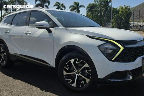 White 2022 Kia Sportage Wagon Sx (Fwd)