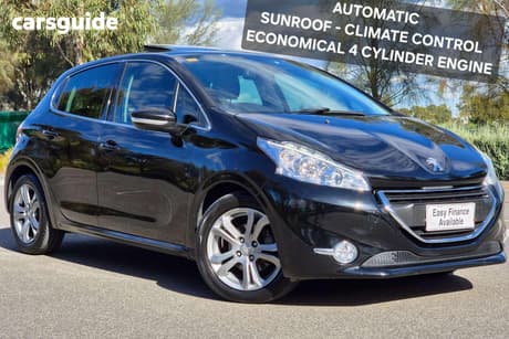 Black 2015 Peugeot 208 Hatchback Allure