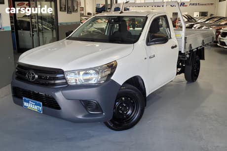 White 2020 Toyota Hilux Cab Chassis Workmate