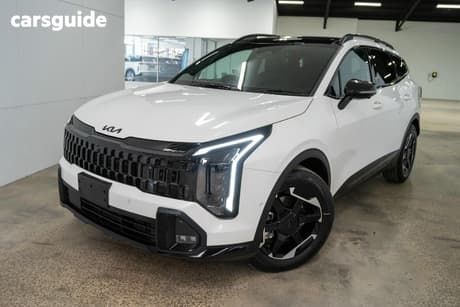 White 2025 Kia Sportage Wagon Gt-Line Hev (Fwd)
