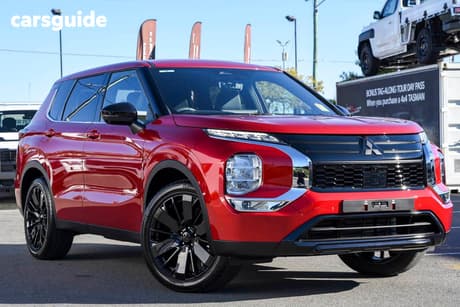 Red 2026 Mitsubishi Outlander Wagon Ls 7 Seat (2Wd)