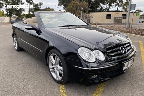 Black 2005 Mercedes-Benz CLK320 Cabriolet Avantgarde
